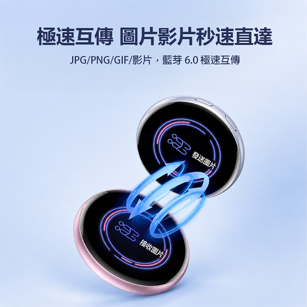 GK-E01 AI吧唧迷你顯示屏(動態胸章 動漫追星 粉絲應援 1.7吋螢幕 同聲傳譯 ChatGpt DeepSeek 豆包)